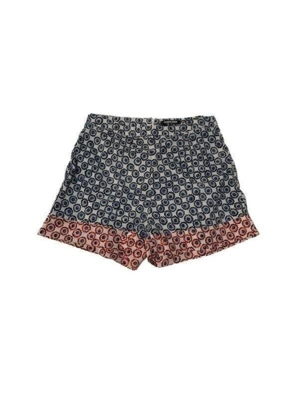 Fashion Union Navy and White Floral Shorts